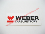 Weber Carburettors Sticker (4cmx11cm)